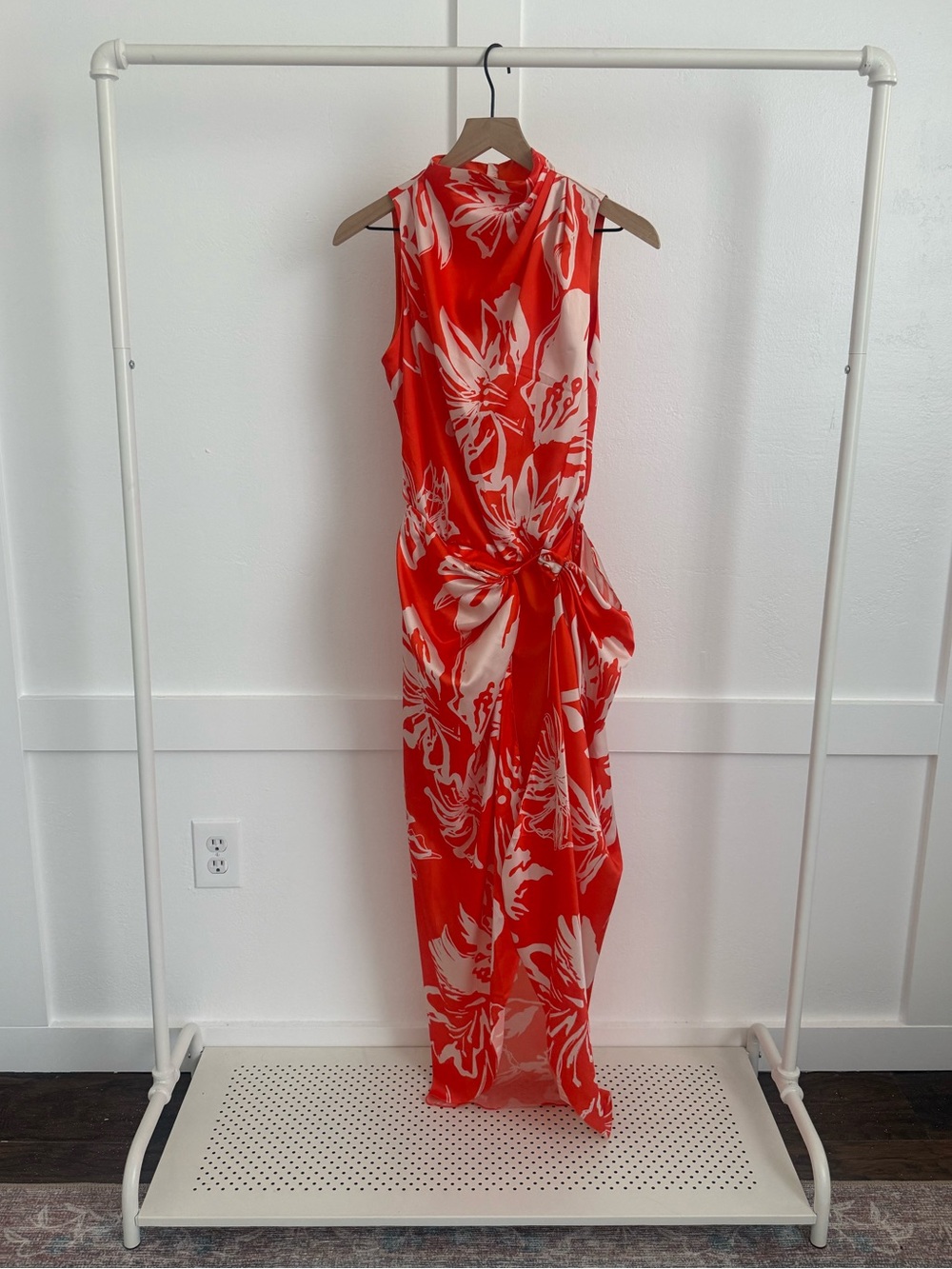 Andres Otalora Cultivo Gathered Floral Midi Dress - Picture 2 of 5